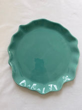 Load image into Gallery viewer, Coquillages Assiette plate turquoise
